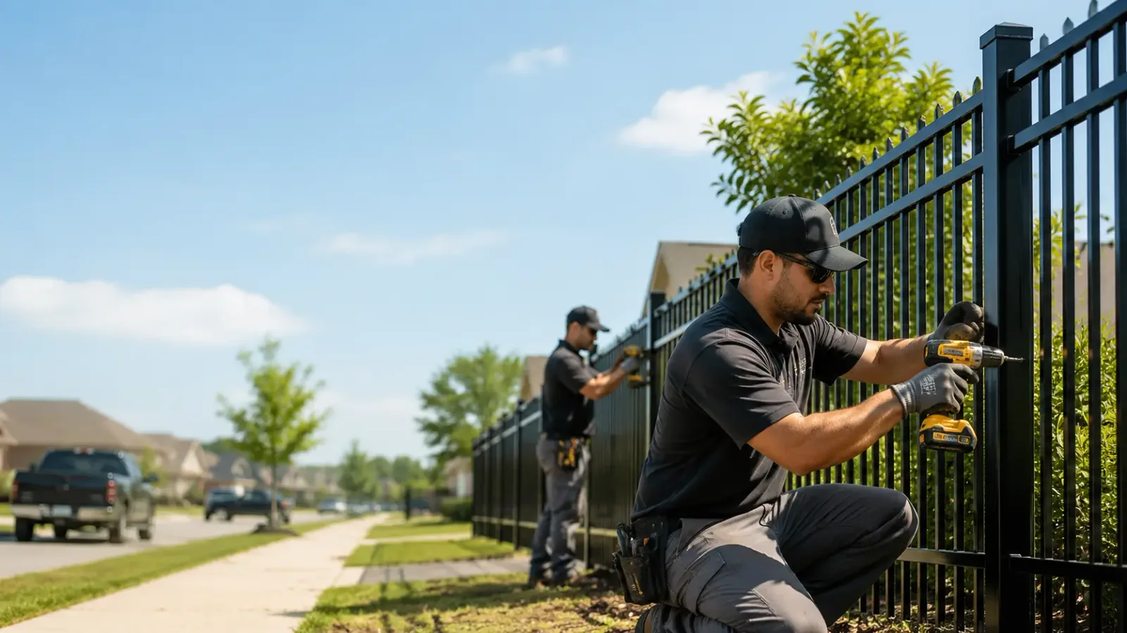 Metal Fence Installation in D Hanis, TX